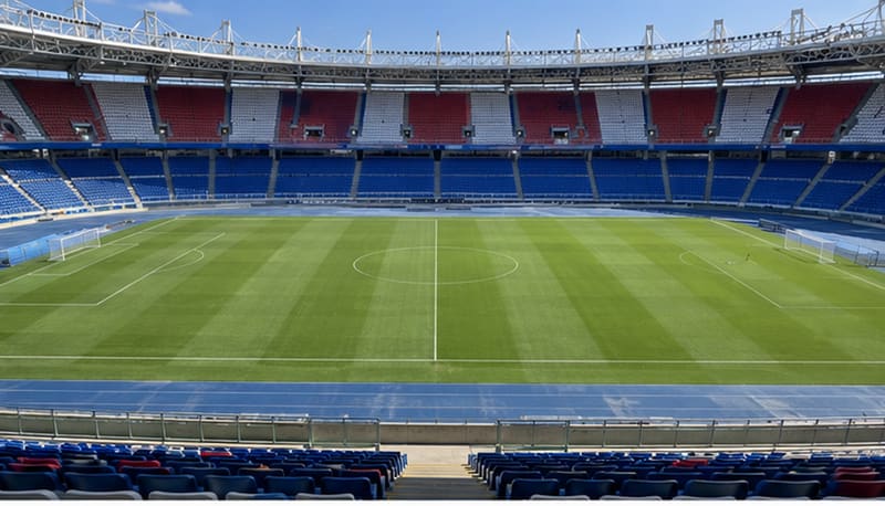 View of the pitch from Category 2 at Estadio Metropolitano Roberto Meléndez