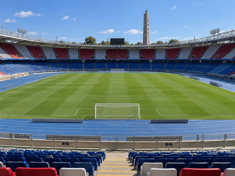 View of the pitch from Category 3 at Estadio Metropolitano Roberto Meléndez