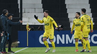 Mirassol festejo gol Copa Libertadores
