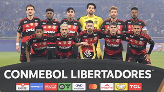 Equipo Flamengo vs. Cruzeiro en la ida de octavos de final - CONMEBOL Libertadores