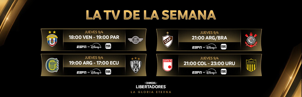 Conmebol Libertadores - TV de la Semana