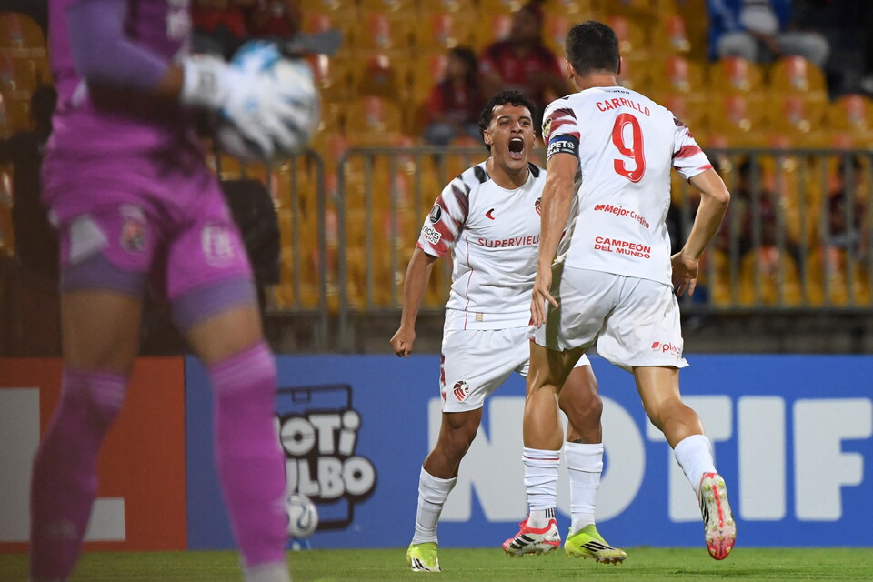 Estudiantes celebró su primer gol en la CONMEBOL Libertadores
