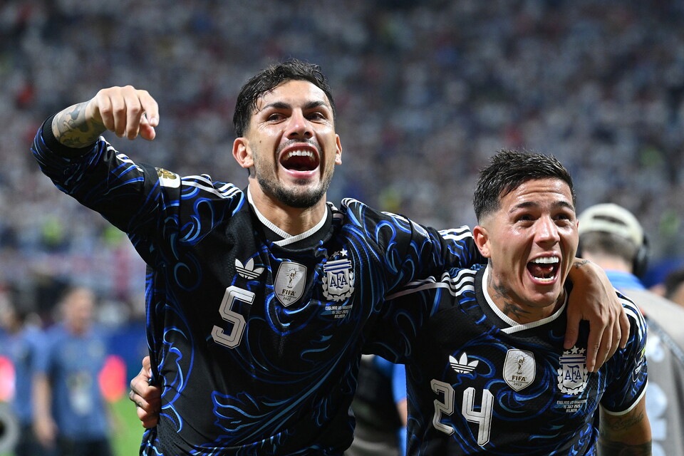 Paredes con la Selección Argentina
