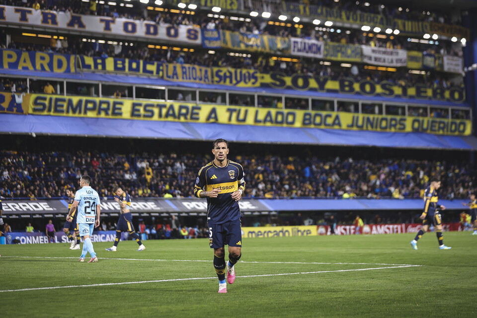 Leandro Paredes fue determinante en el primer encuentro de Boca en la CONMEBOL Sudamericana