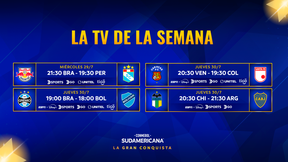 Conmebol Sudamericana, TV