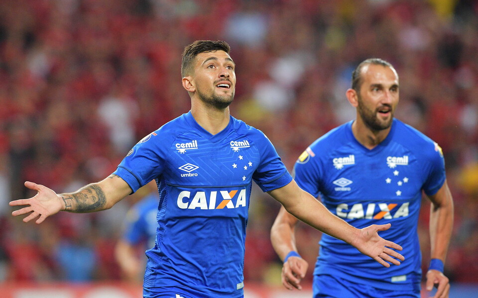 Giorgian De Arrascaeta en Cruzeiro, el segundo club de su carrera