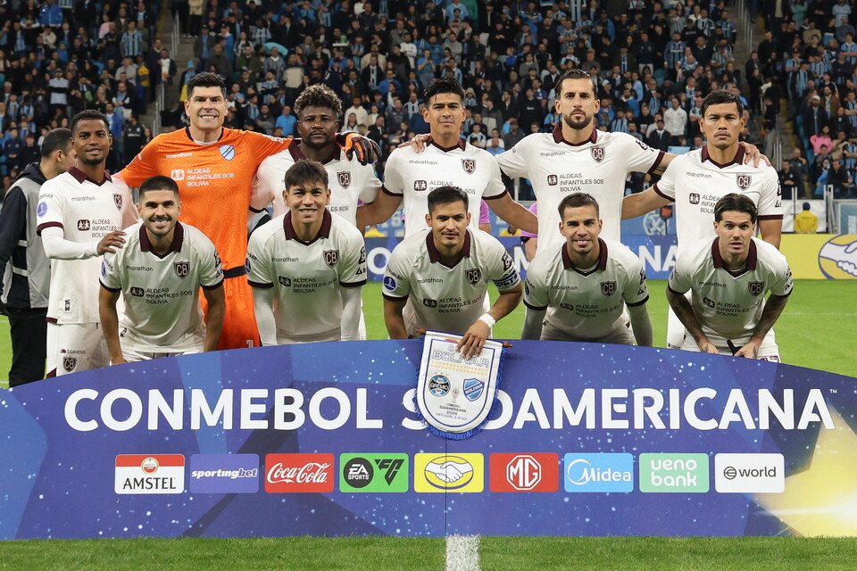 Equipo de Bolívar vs Gremio Copa Sudamericana Playoffs