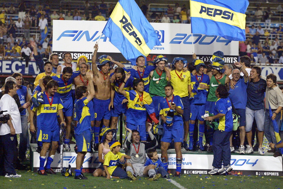 Boca campeón de la CONMEBOL Sudamericana 2004