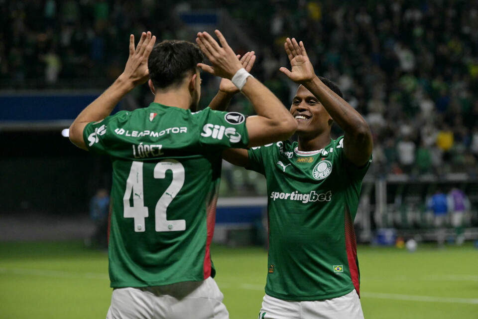 John Arias y Flaco López, los goleadores de Palmeiras en la CONMEBOL Libertadores 2026