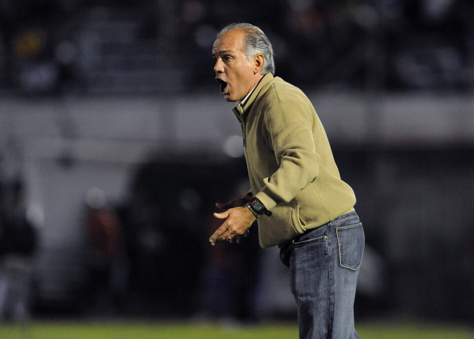 Alejandro Sabella, entrenador de Estudiantes en la CONMEBOL Libertadores 2009