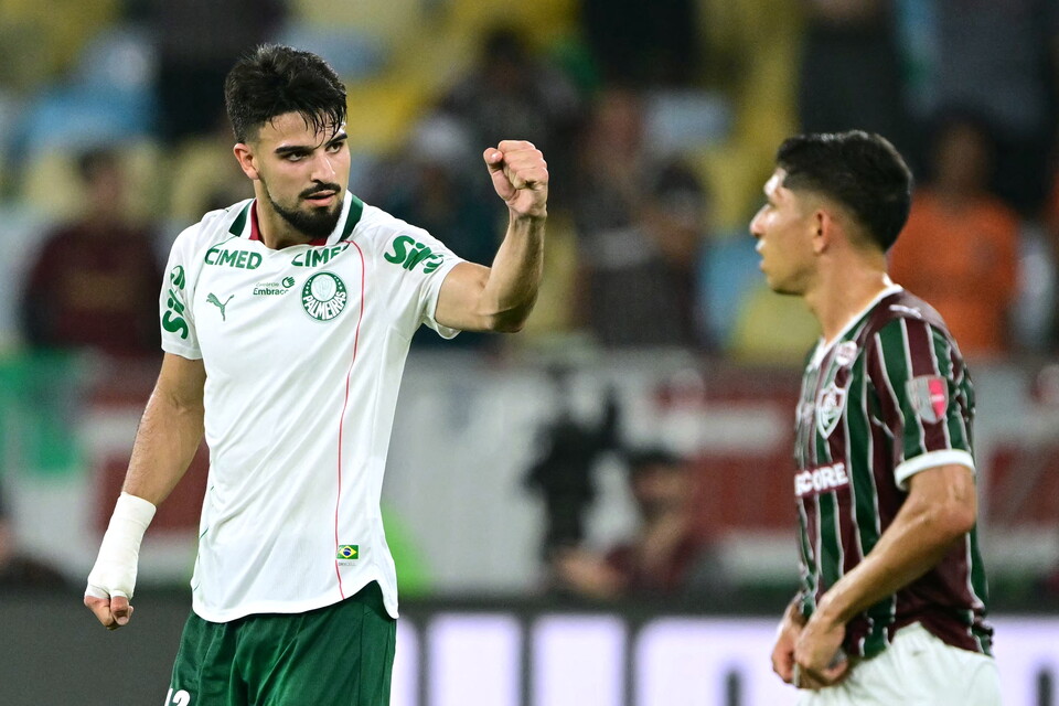 López, goleador de Palmeiras, festeja su primera conquista en las Semifinales