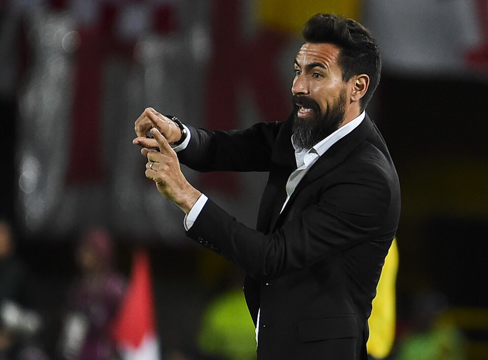 Eduardo Domínguez, en su primera CONMEBOL Sudamericana con Huracán