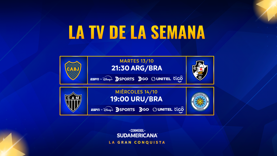 Agenda Semifinales CONMEBOL Sudamericana