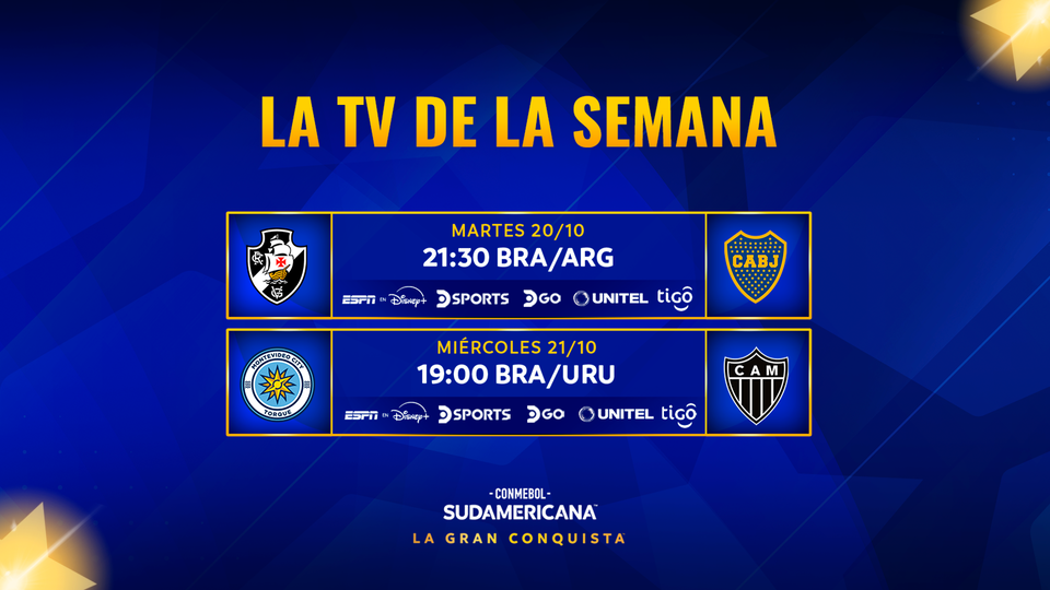 Calendario TV De la semana Sudamericana