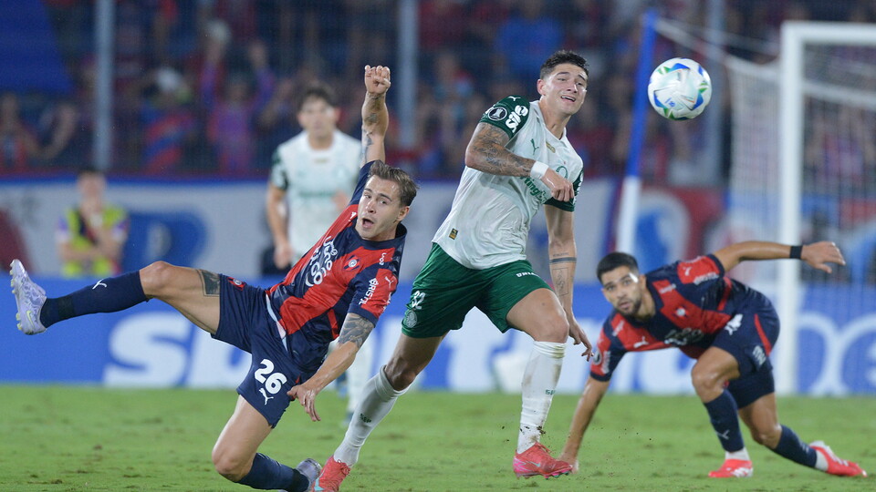 Cerro Porteño e Palmeiras, em jogo pela CONMEBOL Libertadores de 2025