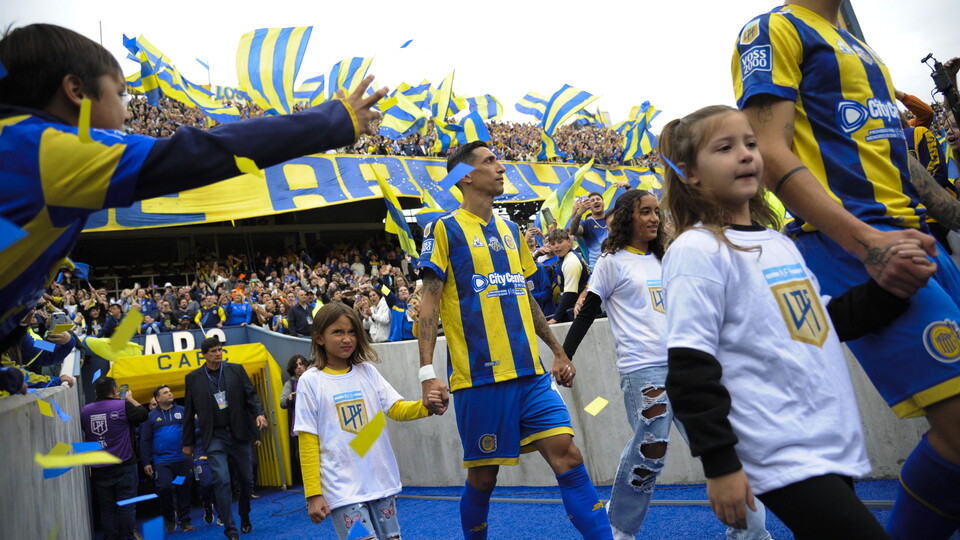 Angel Di María en Rosario Central