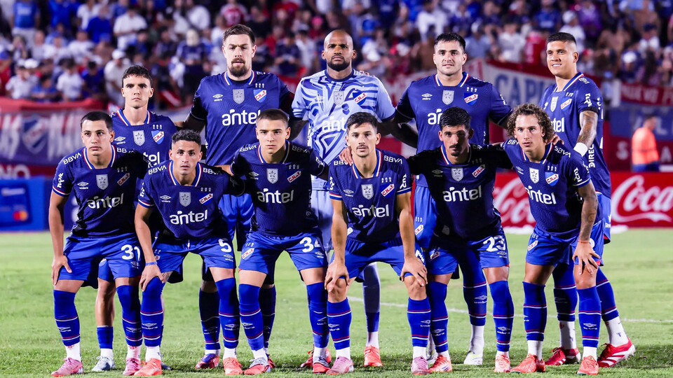 Jogadores do Nacional, do Uruguai