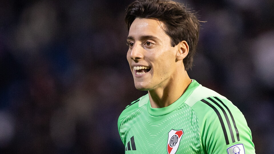 Beltran celebró el penal atajado