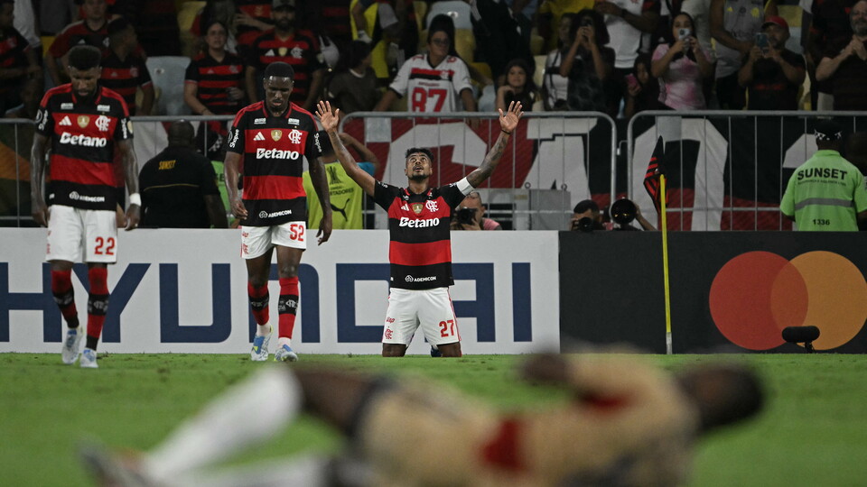 CONMEBOL Libertadores: Bruno Henrique festeja