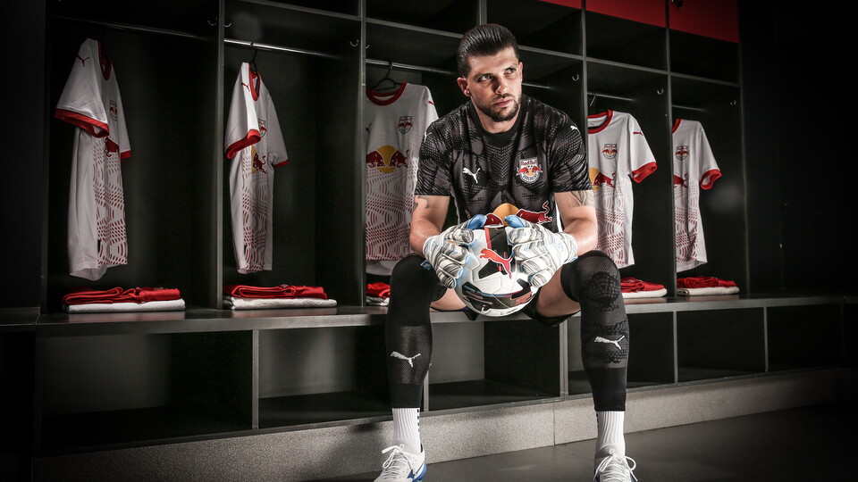 Tiago Volpi, goleiro do Red Bull Bragantino. Foto: Ari Ferreira/Red Bull Bragantino