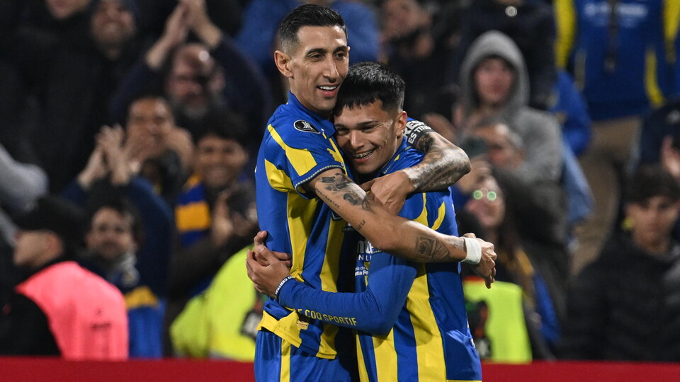 Angel Di María celebra el triunfo
