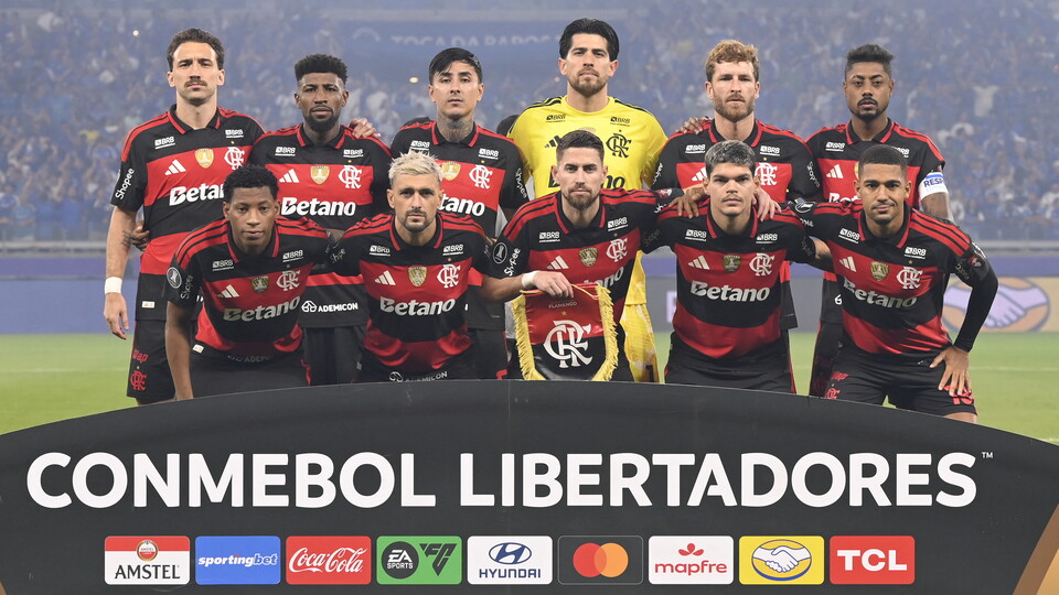 Equipo Flamengo vs. Cruzeiro en la ida de octavos de final - CONMEBOL Libertadores