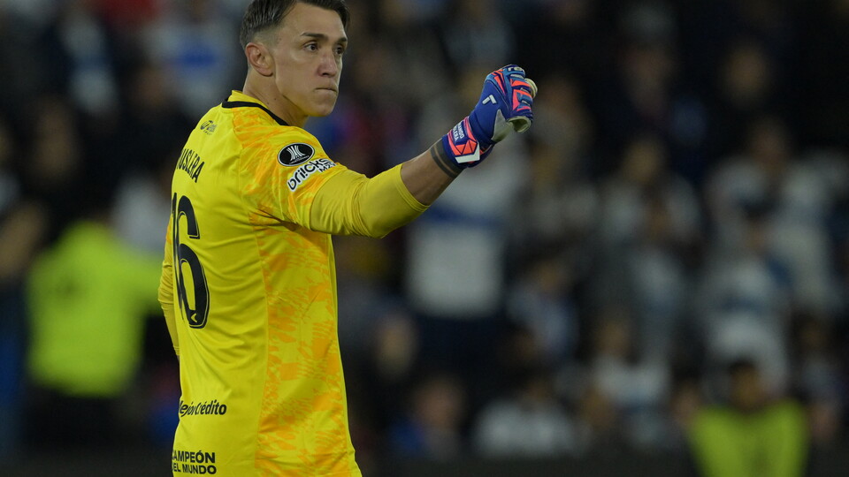 Fernando Muslera arquero de Estudiantes CONMEBOL Libertadores