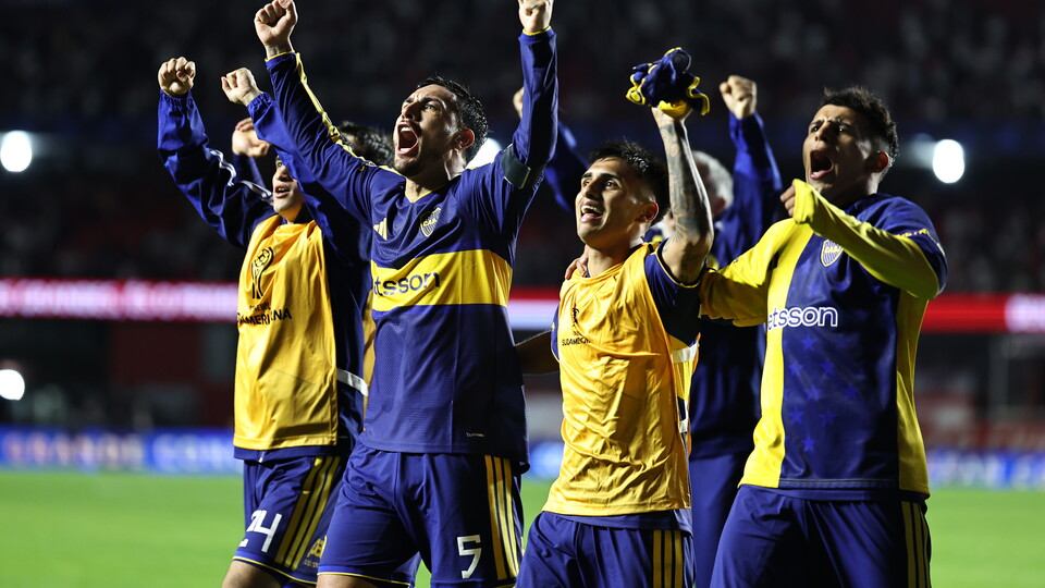 Boca festeja en Brasil