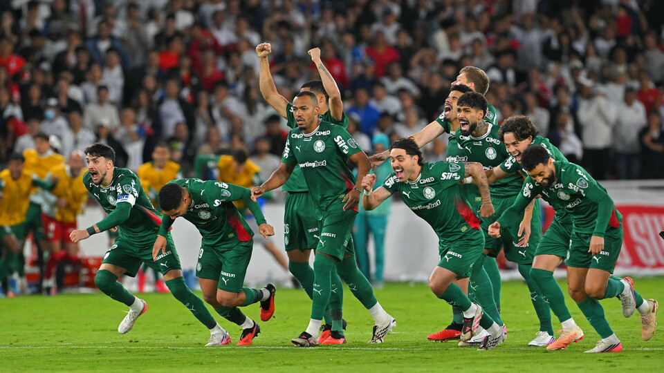 Palmeiras celebra su clasificación por penales ante Liga de Quito