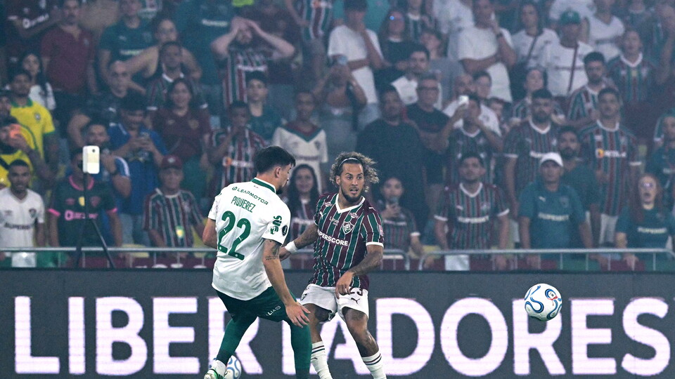 Guga y Piquerez, figuras en la ida entre Fluminense y Palmeiras