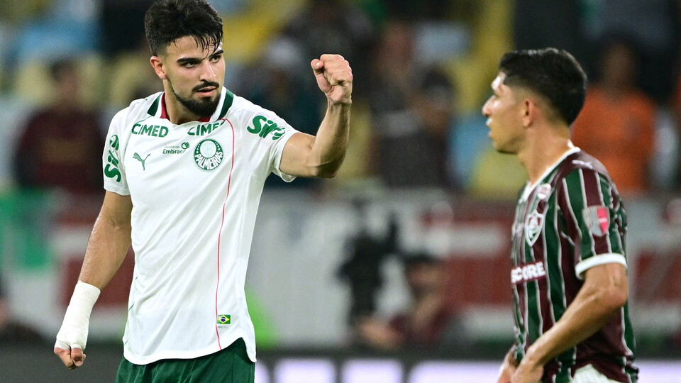 López, goleador de Palmeiras, festeja su primera conquista en las Semifinales