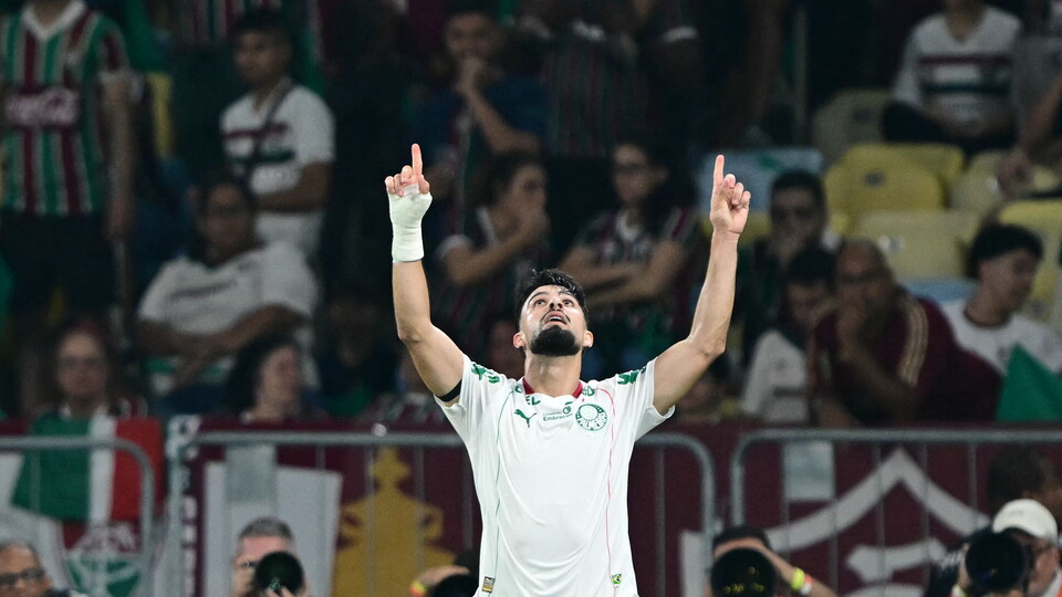 José Manuel López abrió la cuenta para Palmeiras ante Fluminense