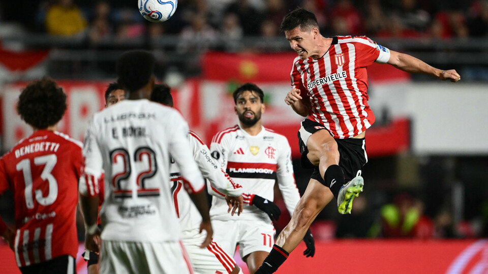 Estudiantes frente a Flamengo