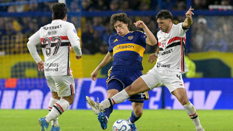 Facundo Herrera ante Sao Paulo