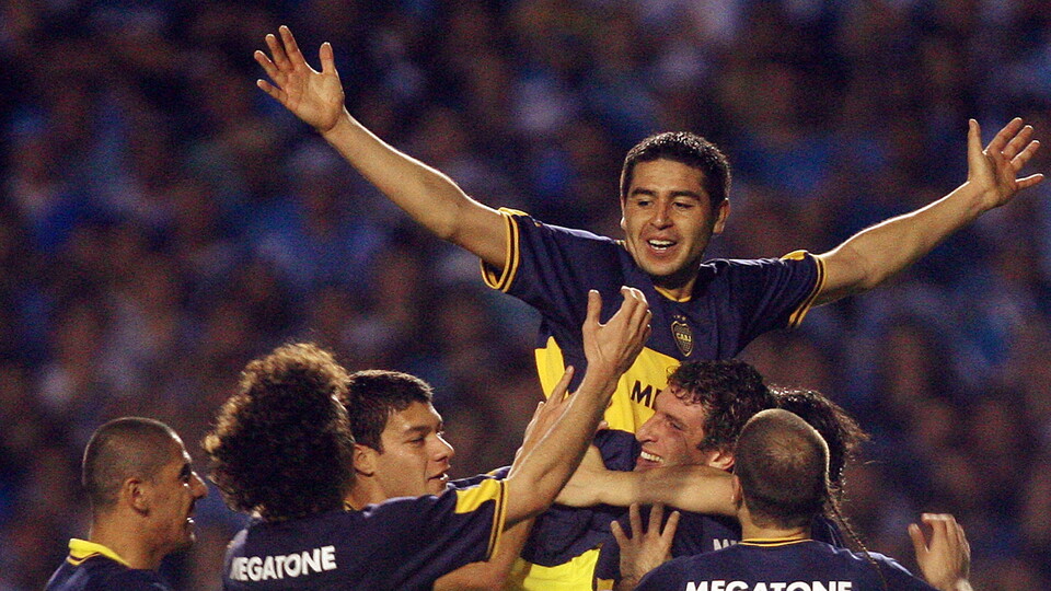 Juan Román Riquelme campeón de la CONMEBOL Libertadores