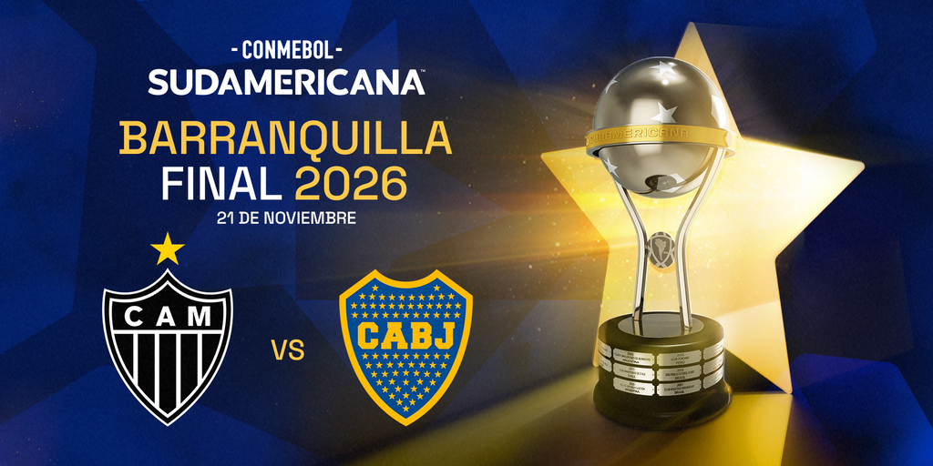 Conmebol Confirms Date and Kickoff Time for Copa Sudamericana Final Between Boca Juniors and Atlético Mineiro